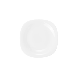 Šķīvis kvadrātv. 20.3cm balts