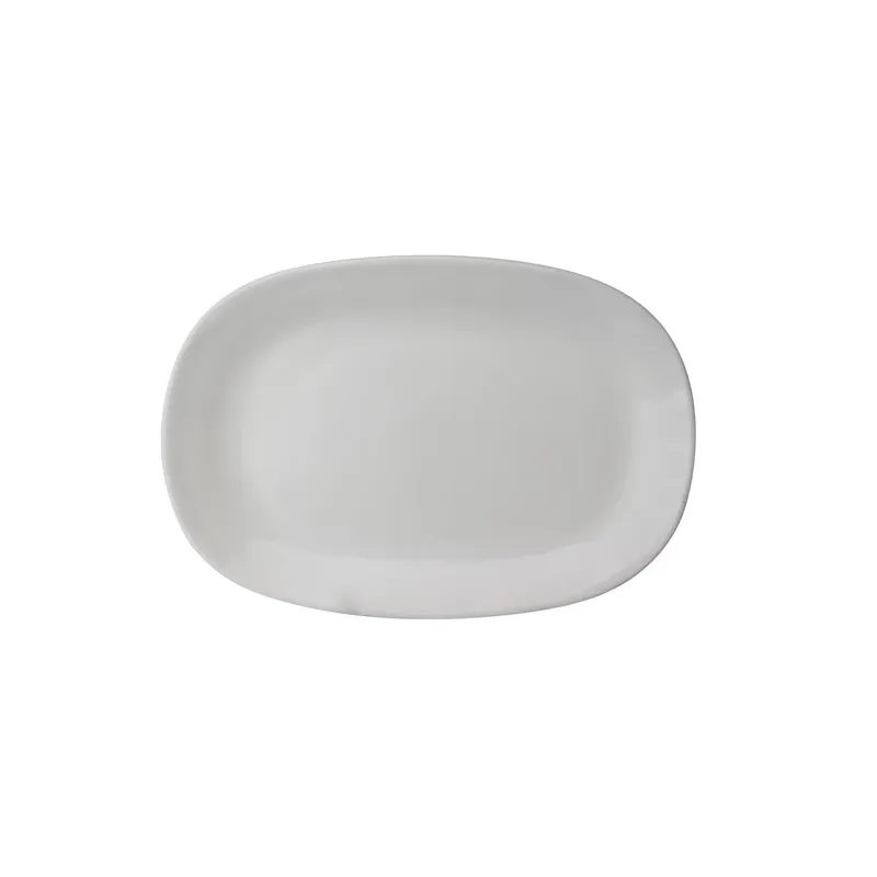 Тарелка обеденная Okko, 24.1 см x 17.1 см, белый