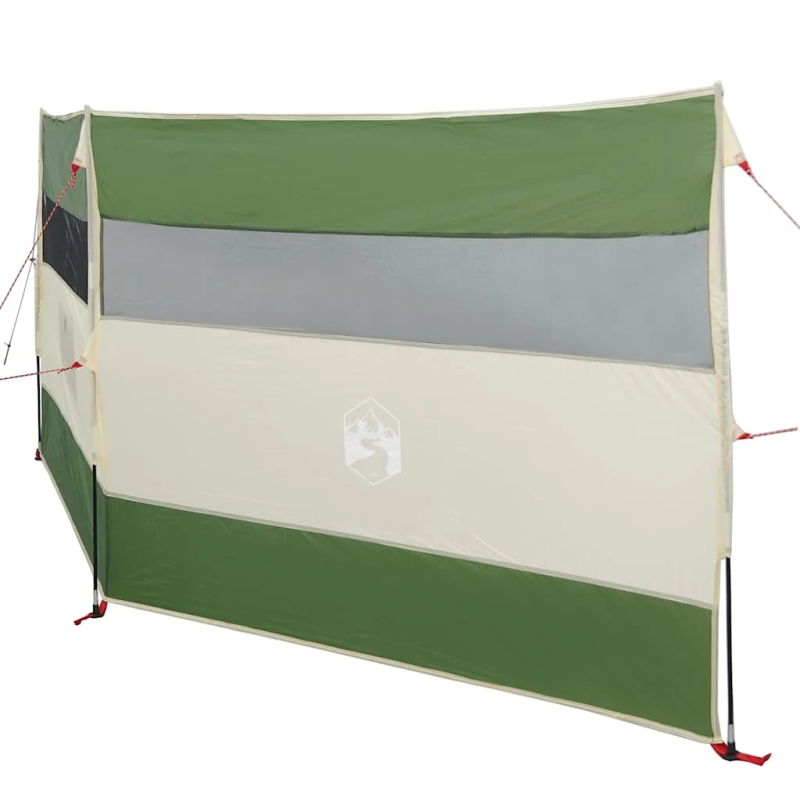 vidaXL Camping Windbreak Green 340x130 cm Ūdensizturīgs