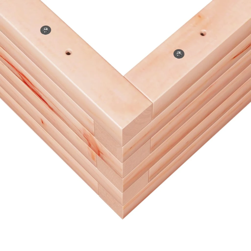 vidaXL dārza puķu kaste, 50x50x23 cm, Duglasa egles masīvkoks