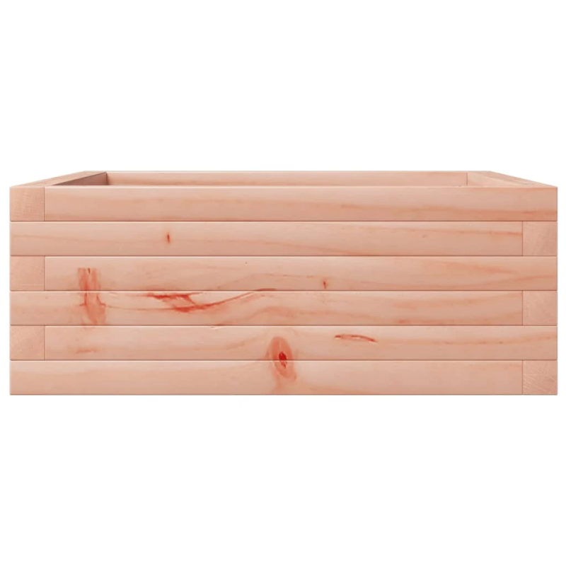 vidaXL dārza puķu kaste, 60x60x23 cm, Duglasa egles masīvkoks