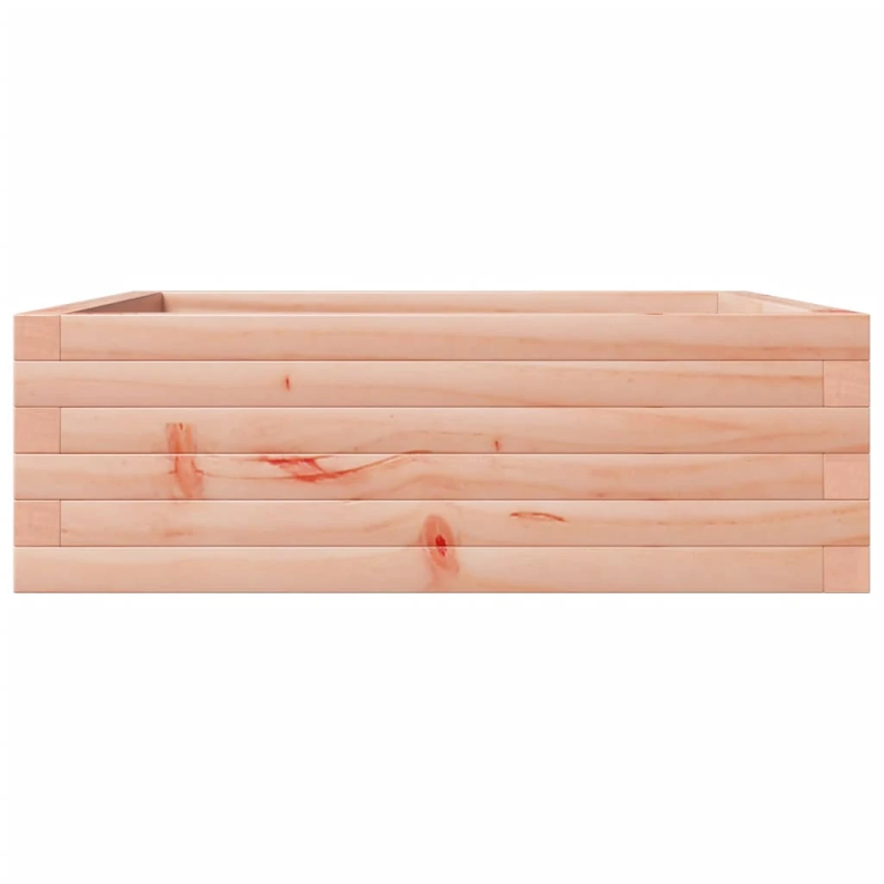 vidaXL dārza puķu kaste, 70x70x23 cm, Duglasa egles masīvkoks
