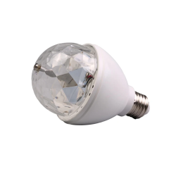 Lampiņa disco led e27 3w rgb ip20