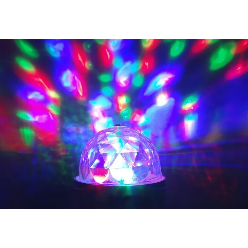 Lemputė disco led e27 3w rgb ip20