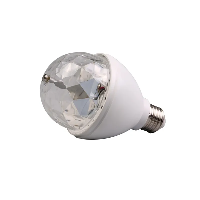Lemputė disco led e27 3w rgb ip20