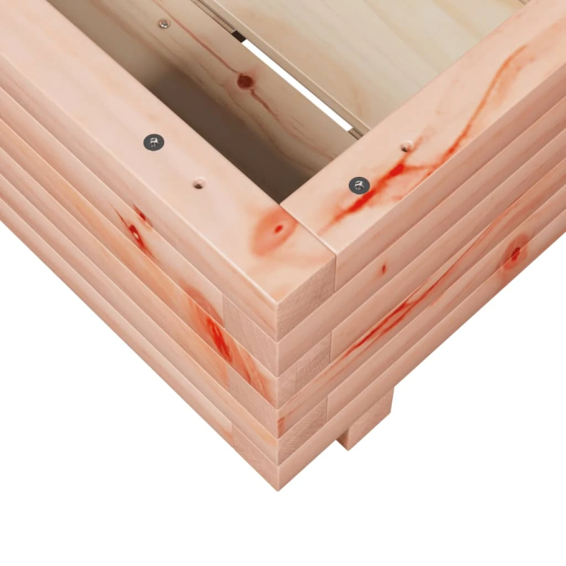 vidaXL dārza puķu kaste, 40x40x26,5 cm, Duglasa egles masīvkoks