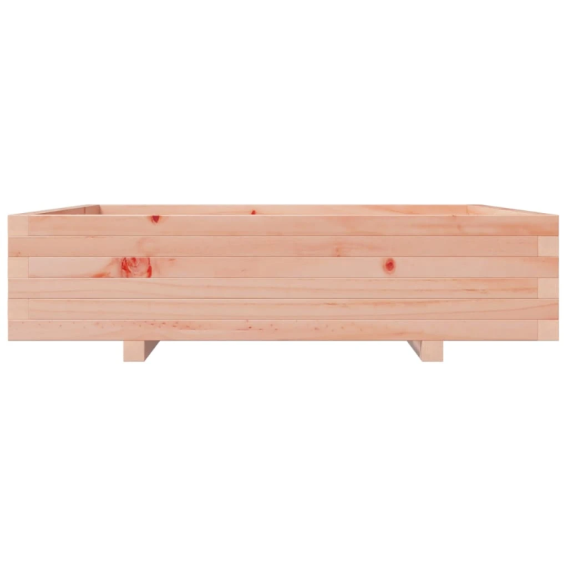 vidaXL dārza puķu kaste, 100x100x26,5 cm, Duglasa egles masīvkoks