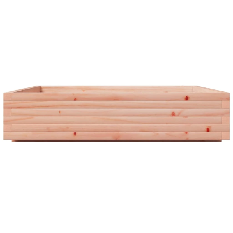 vidaXL dārza puķu kaste, 110x110x26,5 cm, Duglasa egles masīvkoks