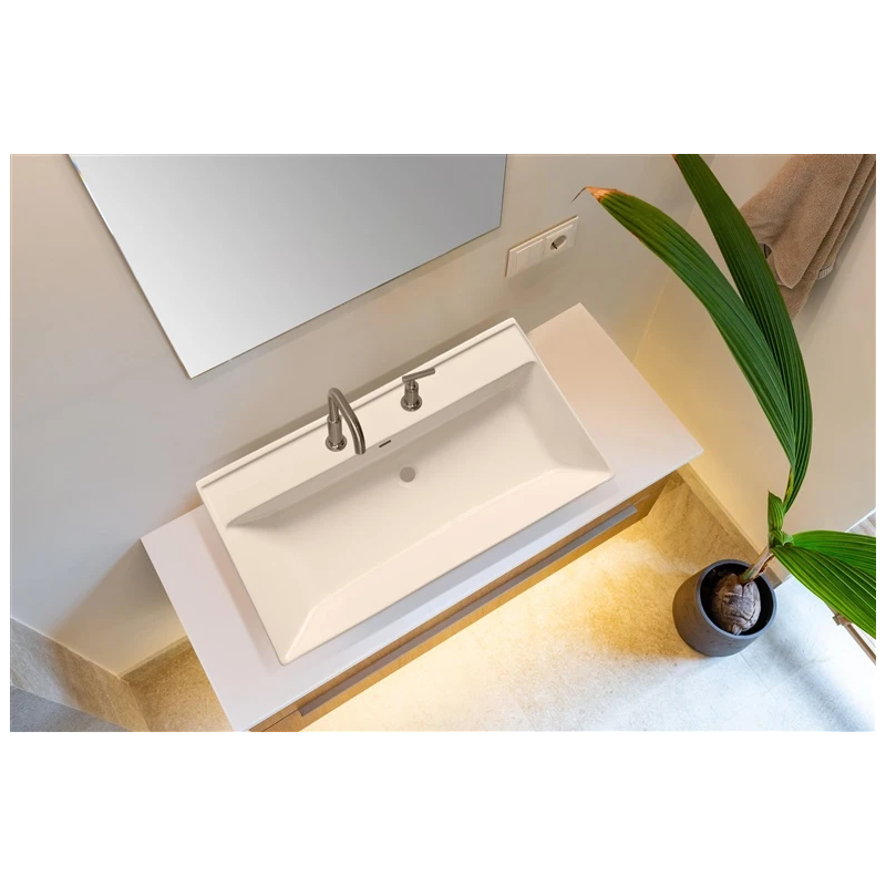 Vonios praustuvas Domoletti, 100 cm x 50.5 cm x 19.5 cm, balta sp.