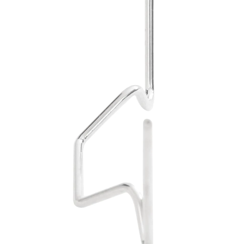 vidaXL siltumnīcas klipši, 100 gab., W veida, cinkots tērauds