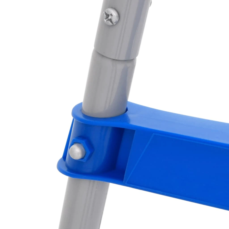 vidaXL baseina kāpnes virszemes baseiniem, 84 cm, tērauds un plastmasa