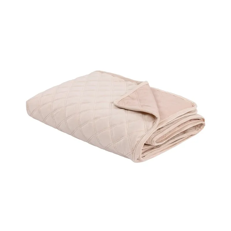 Gultas pārklāja komplekts Domoletti Velvet, bēša, 220 cm x 240 cm