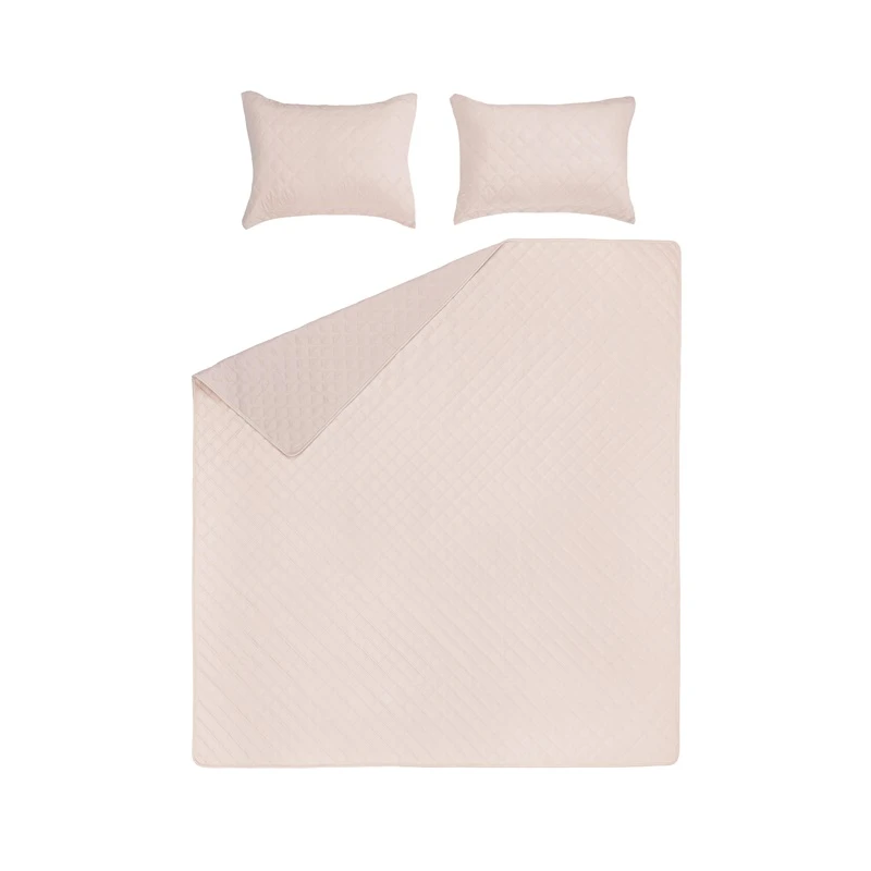 Gultas pārkl.+sp. bēšs 220x240 2x50x70cm