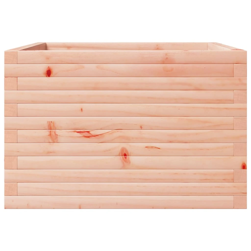 vidaXL dārza puķu kaste, 70x70x46 cm, Duglasa egles masīvkoks