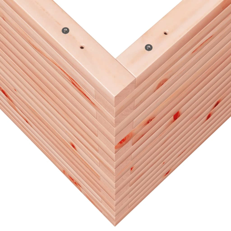 vidaXL dārza puķu kaste, 80x80x68,5 cm, Duglasa egles masīvkoks