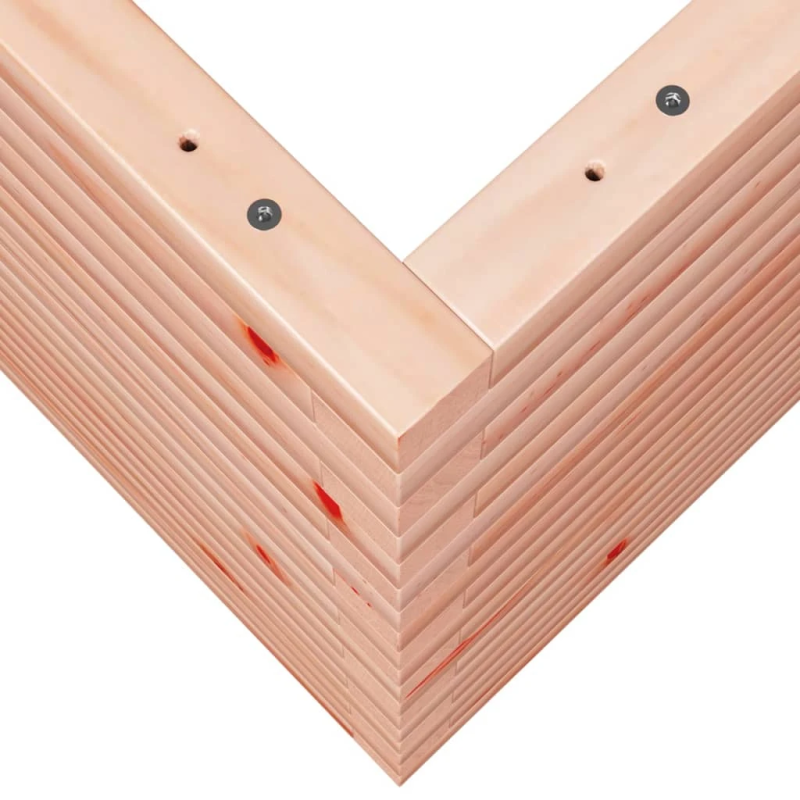 vidaXL dārza puķu kaste, 90x60x68,5 cm, Duglasa egles masīvkoks