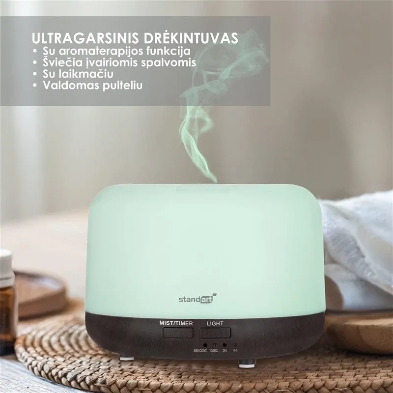 Aroomi difuusor, niisutaja, ionisaator Standart SL-300ML, 0.3 l