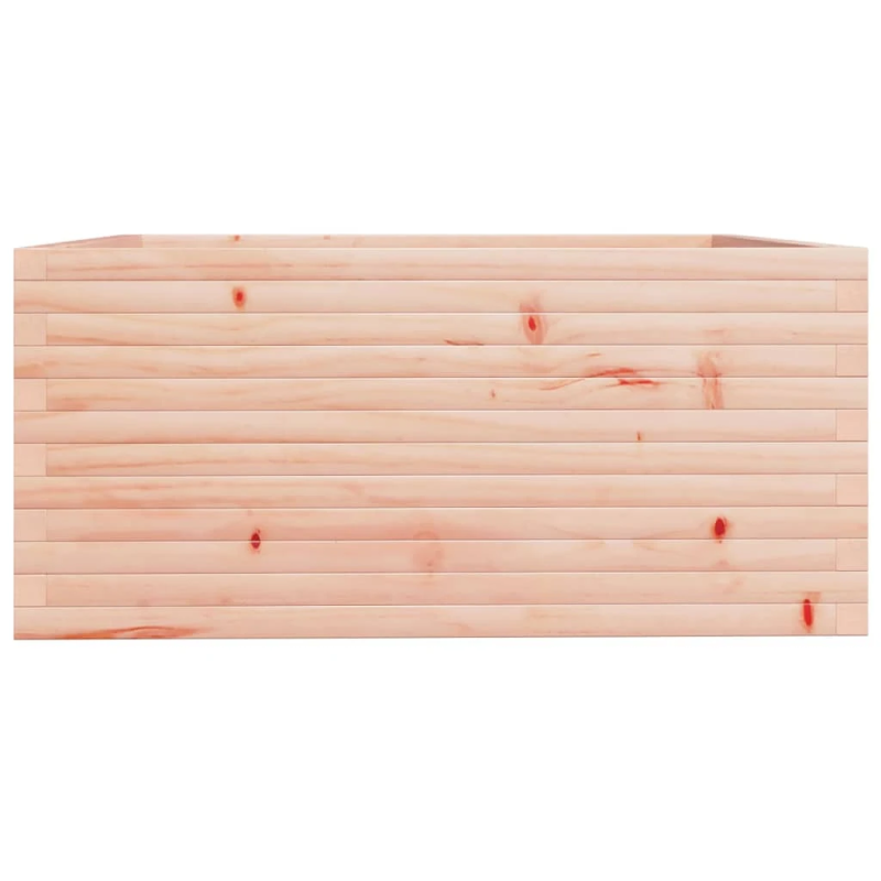 vidaXL dārza puķu kaste, 100x100x49,5 cm, Duglasa egles masīvkoks