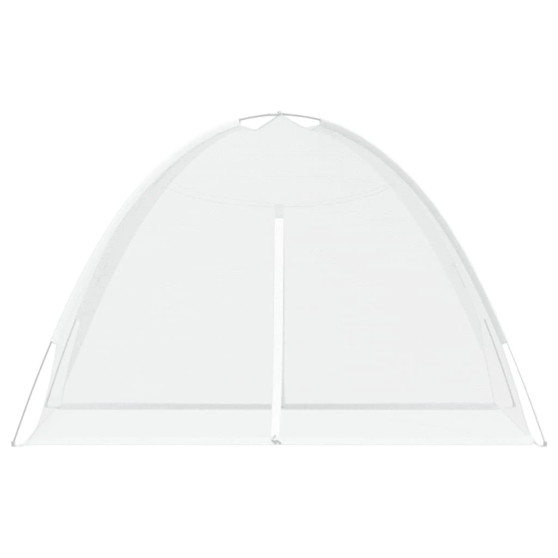 vidaXL insektu tīkls Mongolia ar durvīm 220, balts, 200x120x130 cm