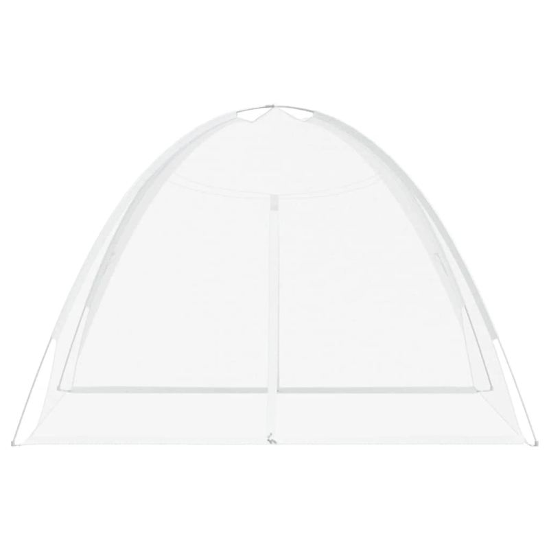 vidaXL insektu tīkls Mongolia ar durvīm 220, balts, 200x180x135 cm