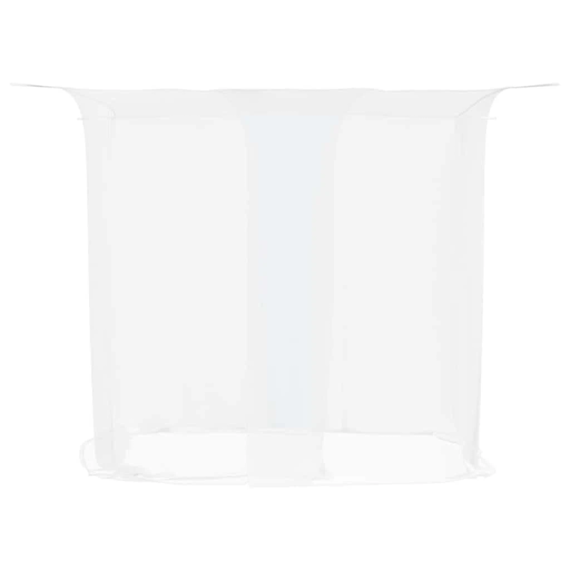 vidaXL insektu tīkls Mongolia ar durvīm 156, balts, 220x150x180 cm