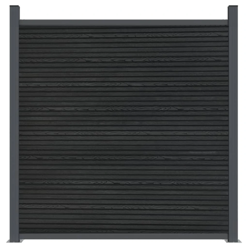 vidaXL žoga panelis, pelēks, 526x186 cm, WPC