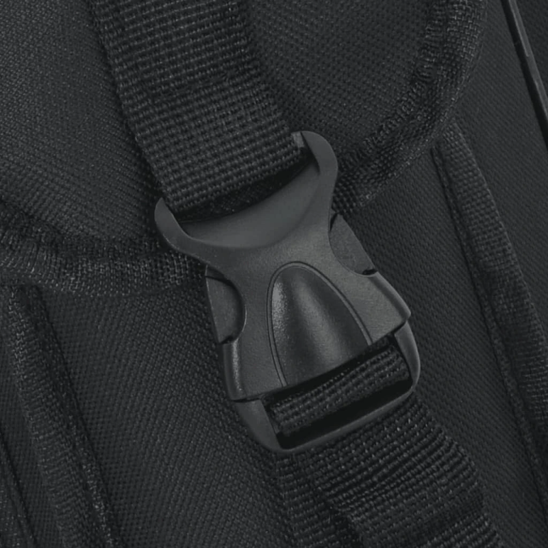 vidaXL makšķeres soma, melna, 160 cm, Oksfordas audums