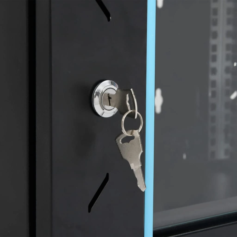 vidaXL 6U sienas tīkla skapis 19" IP20 53x40x30 cm