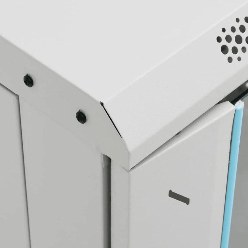 vidaXL 15U servera skapis ar ritenīšiem, 19", IP20, 60x45x86 cm