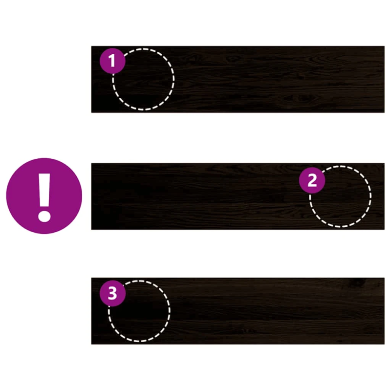 vidaXL kāpņu paklāji, 12gab., tumši brūna, 110x25x2cm, ozola masīvkoks