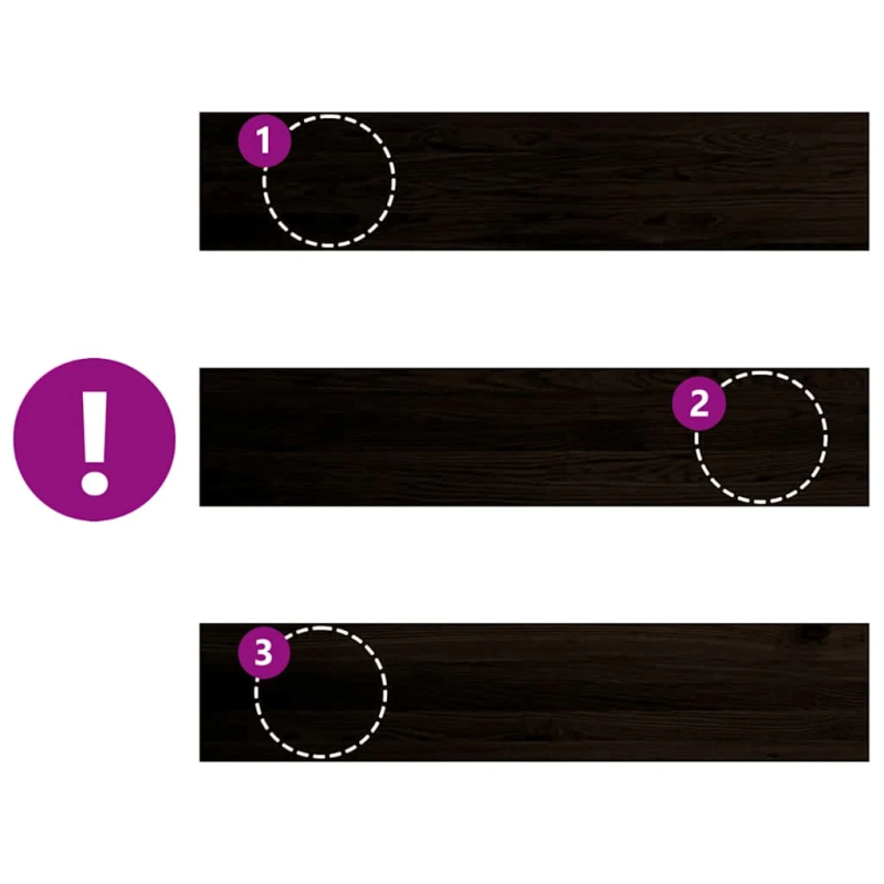 vidaXL kāpņu paklāji, 12gab., tumši brūna, 120x25x2cm, ozola masīvkoks