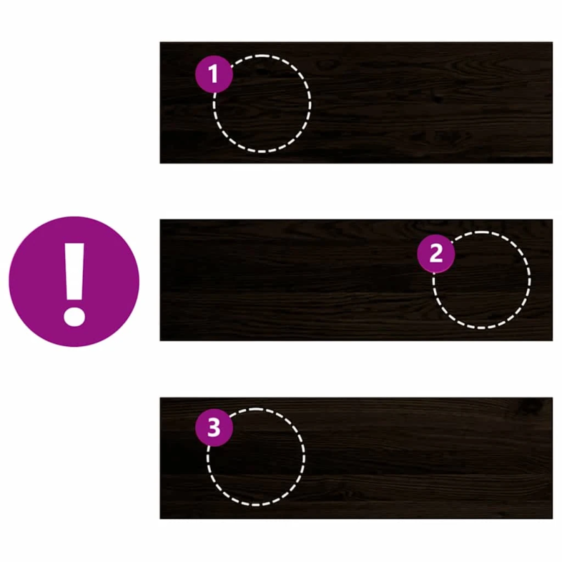 vidaXL kāpņu paklāji, 12gab., tumši brūna, 80x30x2cm, ozola masīvkoks