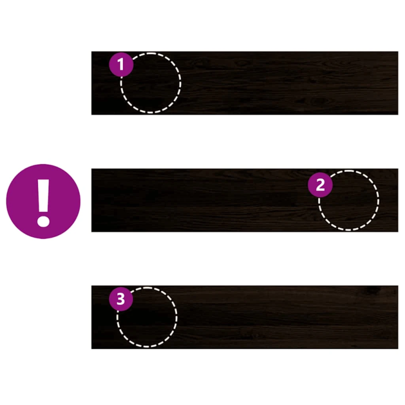 vidaXL kāpņu paklāji, 16gab., tumši brūna, 120x25x2cm, ozola masīvkoks