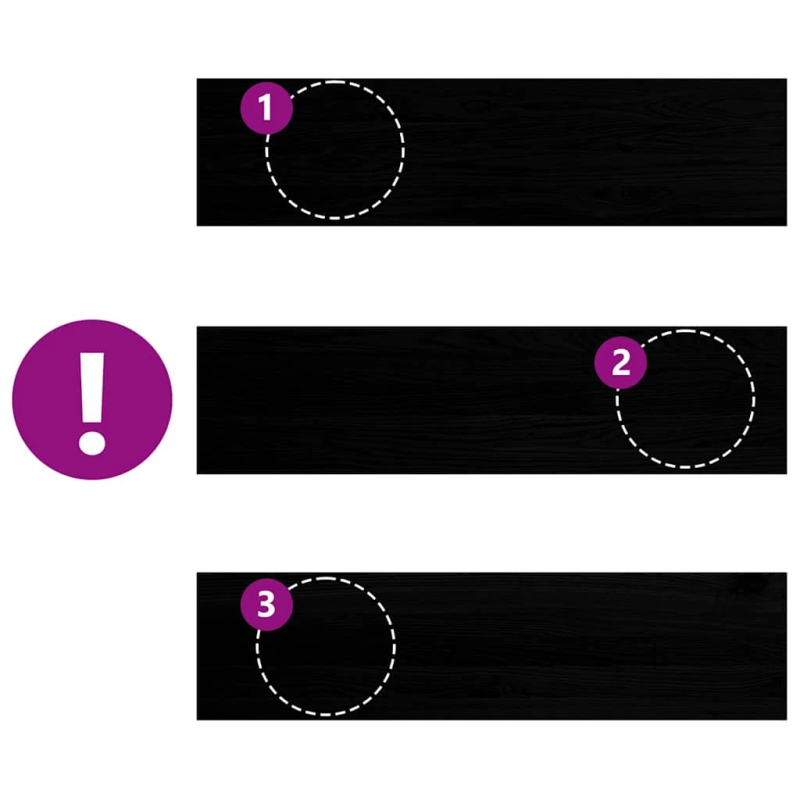 vidaXL kāpņu paklāji, 2gab., tumši brūna, 100x25x2cm, ozola masīvkoks