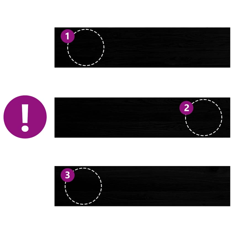 vidaXL kāpņu paklāji, 2gab., tumši brūna, 110x25x2cm, ozola masīvkoks