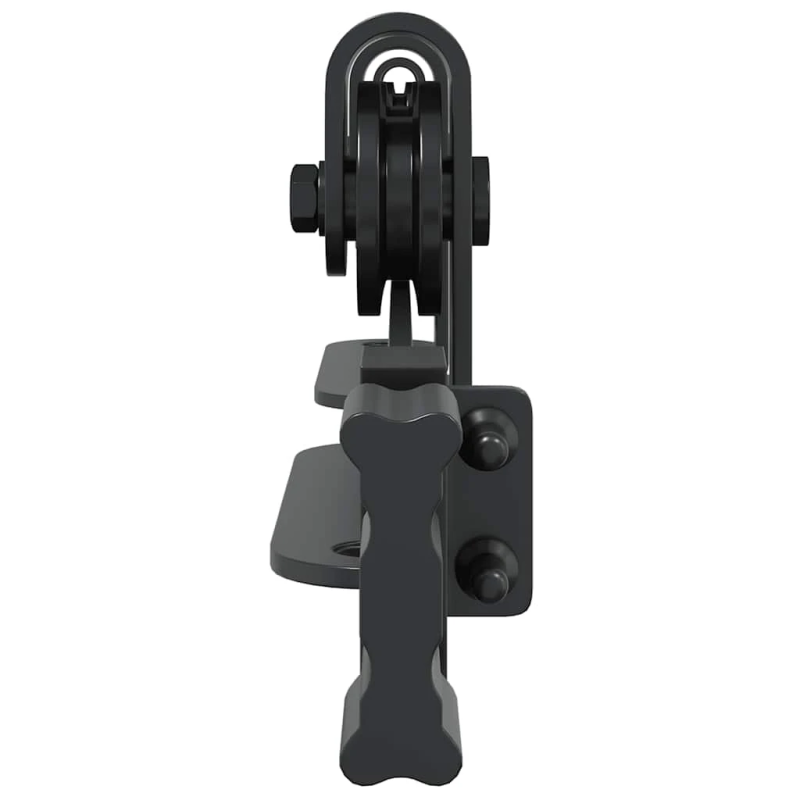 vidaXL bīdāmo skapju durvju komplekts 213 cm oglekļa tērauds