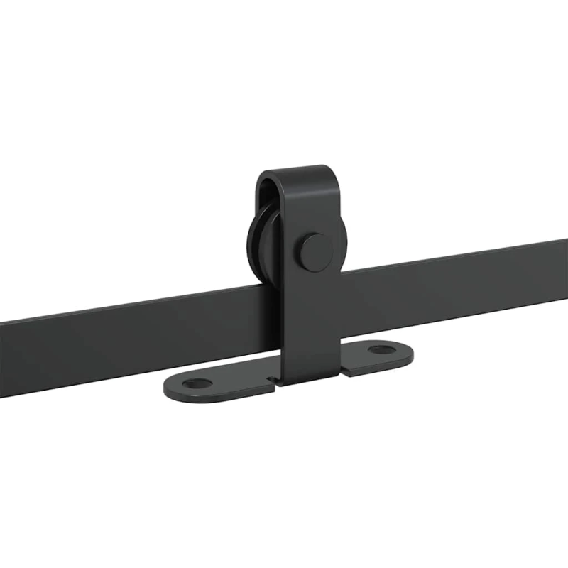 vidaXL bīdāmo skapju durvju komplekts 244 cm oglekļa tērauds