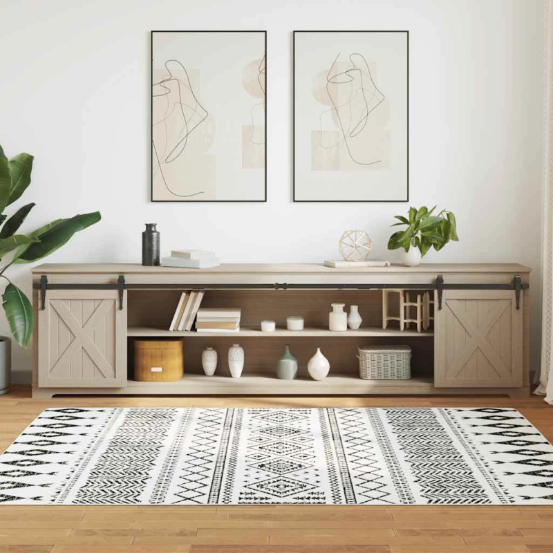 vidaXL bīdāmo skapju durvju komplekts 244 cm oglekļa tērauds