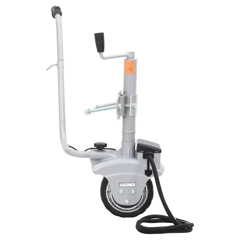 vidaXL motorizēts piekabes ritenis, alumīnijs, 12 V, 350 W