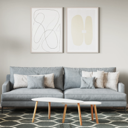 vidaXL Sienu krāsa Brūna 16,5 x 16,5 x 16 cm Sienas druka