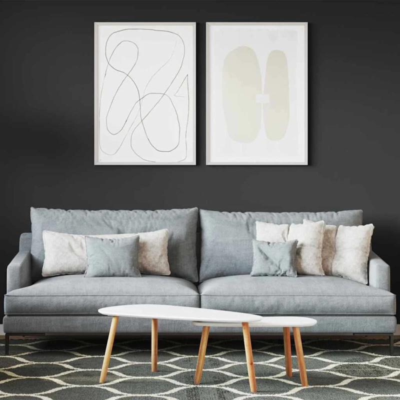 vidaXL Sienu krāsa Melna 16,5 x 16,5 x 16 cm Sienas druka