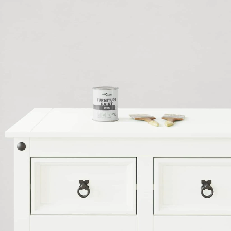 vidaXL Mēbeļu krāsa Balts 10 x 10 x 12 cm Sienas druka