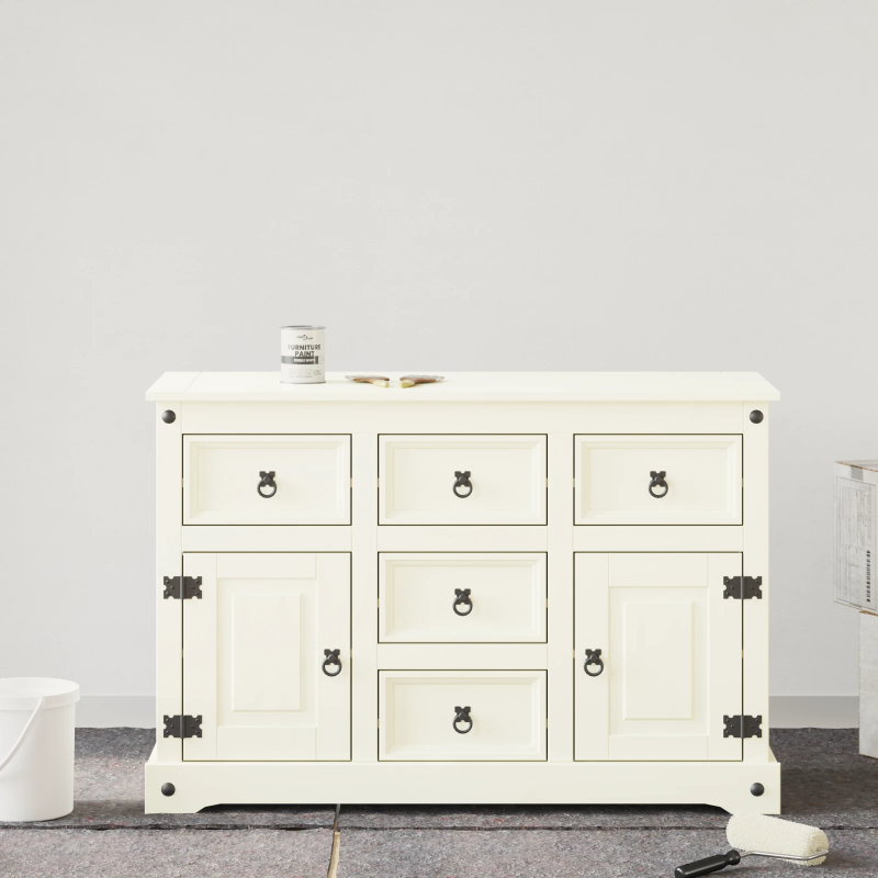 vidaXL Mēbeļu krāsa Balts 10 x 10 x 12 cm Sienas druka