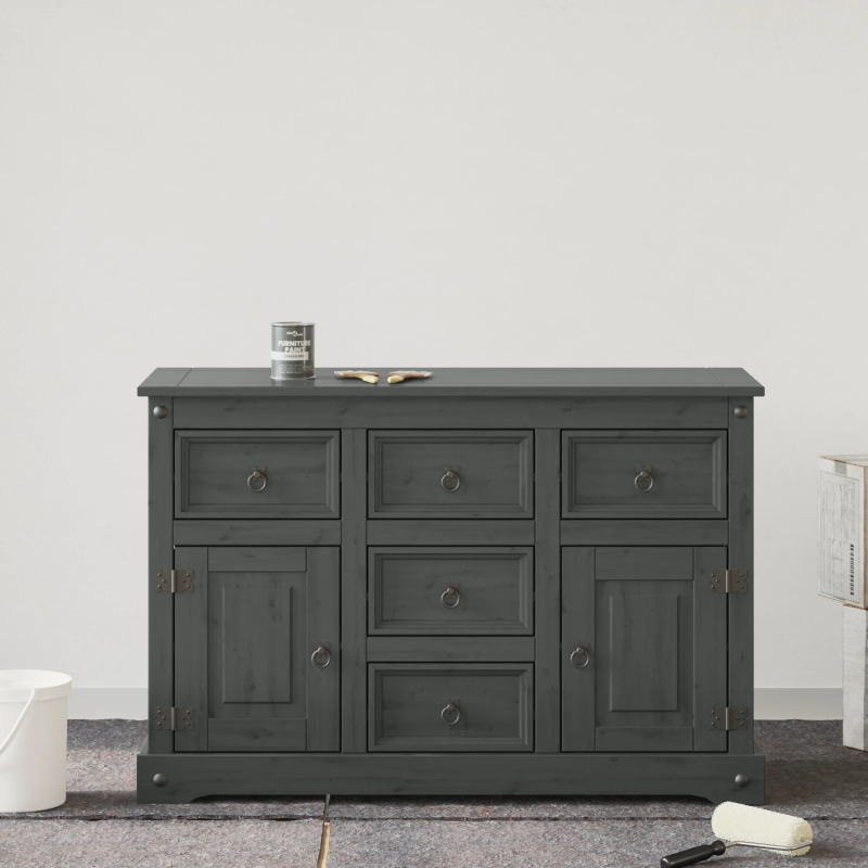 vidaXL Mēbeļu krāsa Pelēka 10 x 10 x 12 cm Sienas druka