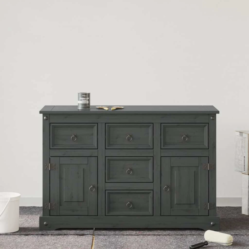 vidaXL Mēbeļu krāsa Pelēka 10 x 10 x 12 cm Sienas druka