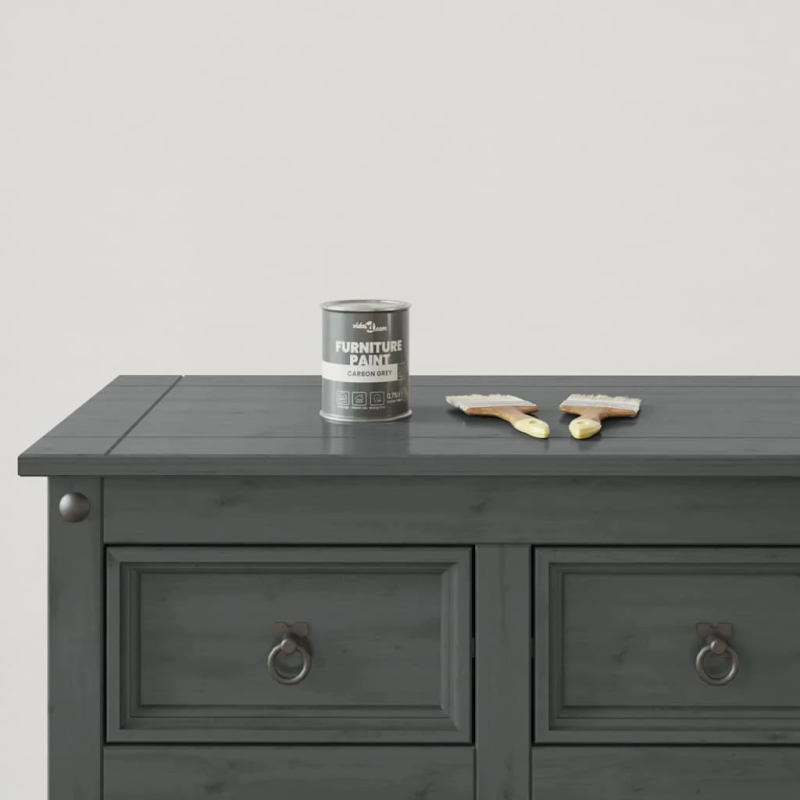 vidaXL Mēbeļu krāsa Pelēka 10 x 10 x 12 cm Sienas druka