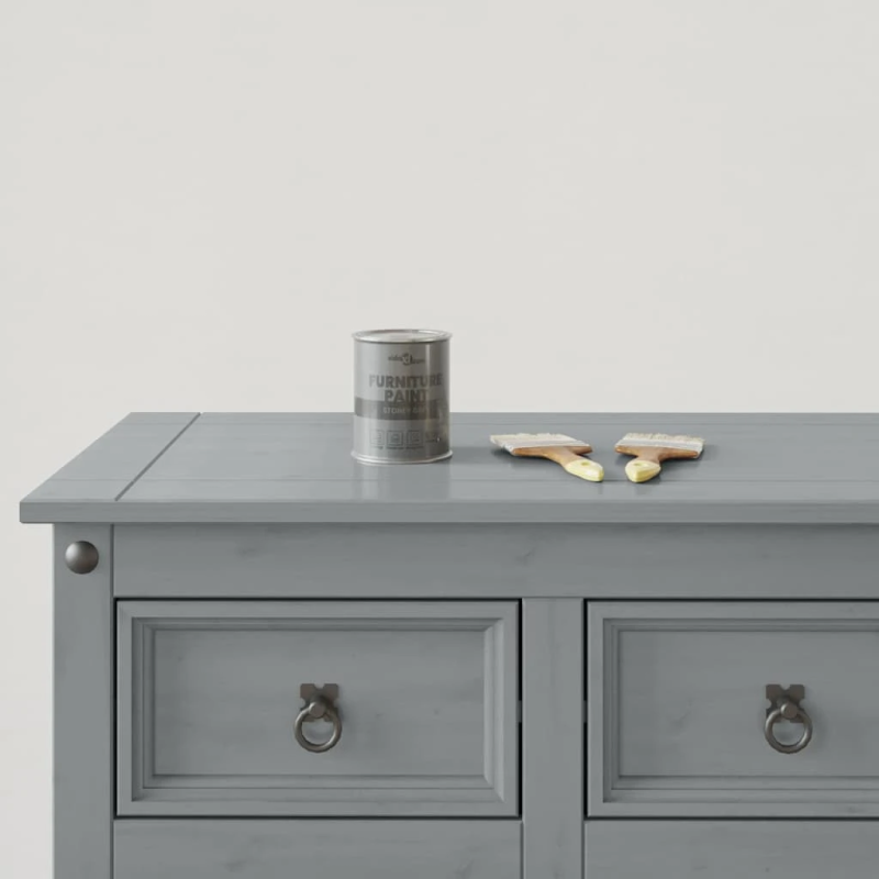 vidaXL Mēbeļu krāsa Pelēka 10 x 10 x 12 cm Sienas druka