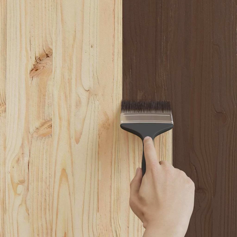 vidaXL Koka krāsa Brūna 16,5 x 16,5 x 16 cm Sienas druka