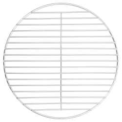 vidaXL grila reste, apaļa, DIA34,5 cm, 304. klases nerūsējošais tērauds