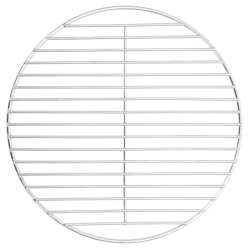 vidaXL grila reste, apaļa, DIA34,5 cm, 304. klases nerūsējošais tērauds